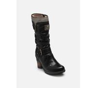 High-Heel-Stiefel MUSTANG SHOES "Mustang Shoes Stiefel Lederimitat", Damen, Gr. 37, schwarz, Lederimitat, Schuhe (86320405-37) schwarz