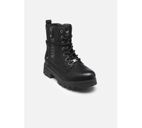 MUSTANG SHOES Winterboots Darleen Lederimitat Profilsohle Damen Gr. 38 Schwarz