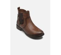 Winterboots MUSTANG SHOES "Elfi", Damen, Gr. 41, braun (cognac), Lederimitat, Textil, used, Schuhe, Winterboots mit Stretcheinsatz (86205620-41) cognac