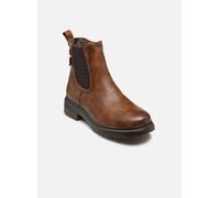 Winterstiefelette MUSTANG SHOES "Patricia", Damen, Gr. 37, dunkelbraun, Lederimitat, Textil, used, Schuhe Winterstiefelette, Winterboots, Stiefelette mit TEX-Membrane, Topseller (41808030-37) dunkelbr