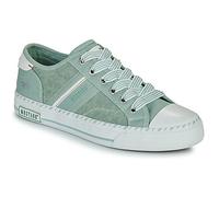 MUSTANG Damen Low-Top Sneaker, Frauen Halbschuhe,schnürer,straßenschuhe,Strassenschuhe,Sportschuhe,Freizeitschuhe,Türkis,40 EU