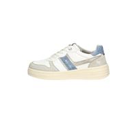 Sneaker MUSTANG SHOES "Mustang Shoes Sneaker Lederimitat", Damen, Gr. 39, grau (ice), Lederimitat, Schuhe Sneaker (54045231-39) ice