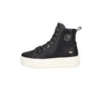 Mustang Sneaker Lederimitat Schwarz Warmfutter - 36