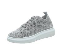 Mustang Sneaker Low für Damen, grau, Größe 38 EU