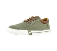 Mustang Sneaker Low Top für Herren, grün, Größe 45 EU