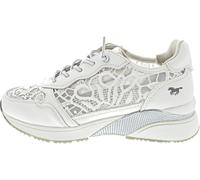 Mustang Damen 1358-319 Schnuerhalbschuh, Weiss, 40 EU