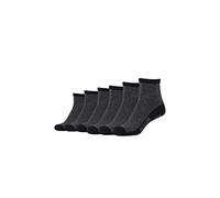 Mustang 6er Pack Ankle Socken Damen schwarz, 39-42