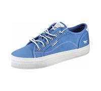 Mustang Sportliche Schnürschuhe für Damen, blau, Größe 37 EU