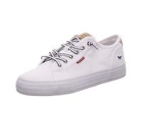 Mustang Sportliche Schnürschuhe für Damen, weiß, Größe 41 EU