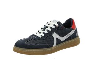 Mustang Sportliche Schnürschuhe für Herren, blau, Größe 45 EU