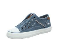 Mustang Sportliche Slipper für Damen, blau, Größe 41 EU