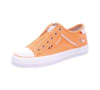 Mustang Sportliche Slipper für Damen, orange, Größe 42 EU