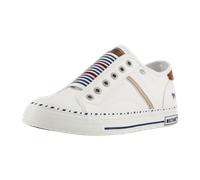 Mustang Sportliche Slipper für Damen, weiß, Größe 41 EU