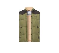 MUSTANG Steppweste Herren Stehkragen Mikrofaser grün, XL