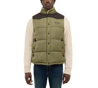 Mustang Steppweste in Khaki - Größe S | Herren Outdoorjacken