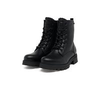 MUSTANG Schnürstiefelette Darleen – Lederimitat/Textil – Damen Schwarz Gr. 38
