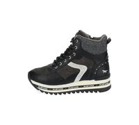 Mustang Stiefelette Lederimitat Schwarz Warmfutter - 40