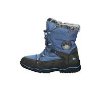 Mustang Stiefelette Lederimitat/Textil Blau Warmfutter - 32