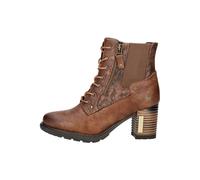MUSTANG Damen Stiefelette mit Gummizug und Zierprägung 15M0182001, Größe:41 EU, Farbe:Braun