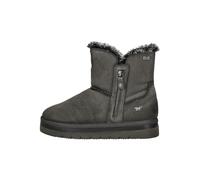 Stiefelette MUSTANG SHOES "Mustang Shoes Stiefelette Lederimitat/Textil", Damen, Gr. 41, grau, Lederimitat, Textil, Schuhe Stiefelette (45448267-41) grau