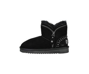 Mustang Stiefelette Veloursleder Schwarz Warmfutter - 40