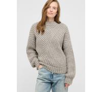 Mustang Damen Langarmpullover Style Erin grau meliert M