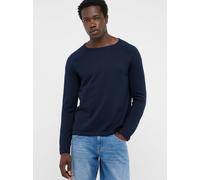 Mustang Strickpullover Herren Baumwolle blau, XL
