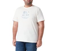 MUSTANG Style Alex C Print T-Shirt, Whisper White 2013, XXL Homme