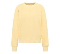 Sweatshirt MUSTANG "Damen Style Mala", Damen, Gr. XS, gelb, 100% Baumwolle, regular fit, Sweatshirts Sweatshirt (62436531-XS)
