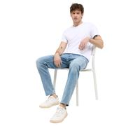 MUSTANG Herren T-Shirt Allen 2er Pack - Regular Fit S- 3XL Weiss Schwarz Stretch, Größe:XXL, Farbe:Genaral White 2045