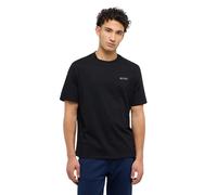 Mustang T-Shirt Austin in Schwarz aus purer Baumwolle XXL Regular Fit