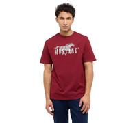 MUSTANG Herren T-Shirt Austin - Regular Fit S-3XL Weiss Schwarz Gün Blau Rot
