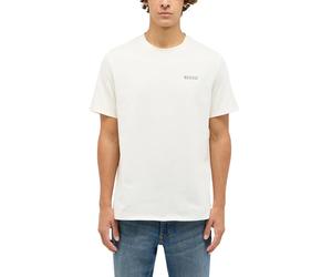 Mustang T-Shirt Austin mit Logoprint in Weiß 3XL Regular Fit