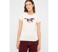 Mustang T-Shirt Damen ecru, XS