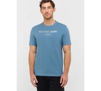 Mustang T-Shirt Herren blau, L