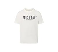 Mustang Shirt in Creme - Größe L | Herren Plussize