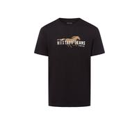 Mustang T-Shirt Herren schwarz, XXL