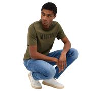 Mustang T-Shirt Print Austin in grün Sea Turtle XXL Regular Fit