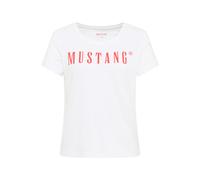 Mustang T-Shirt mit Printlogo Alma in Weiß XS Regular Fit