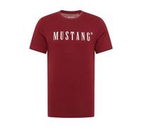 MUSTANG T-Shirt Austin Herren – Regular Fit, Kurzarm, Rundhals, Baumwolle, Rot – Größe M