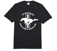 Mustang Tribar Weißes Logo Comfort Colors Adult Heavyweight T-Shirt