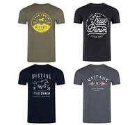 Mustang Basic Print Tee S Dusty Olive (1014003-6357) (806105) Oliv S