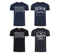 Mustang Basic Print 5XL Blau (706207) Blau 5XL