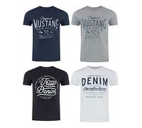 Mustang Basic Print XL Blau (705720) Blau XL