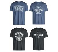 Mustang Basic Print S Blau (707524) Blau S