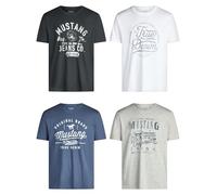 Mustang Basic Print 5XL Grau (660140) Grau 5XL