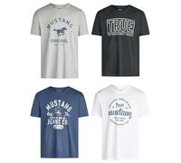 Mustang Basic Print 6XL Weiß (660434) Weiß 6XL