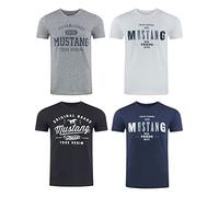 Mustang Basic Print Tee 3XL Grau (691910) Grau 3XL