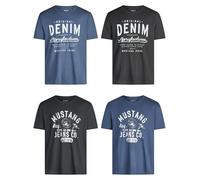 Mustang Basic Print 4er Pack 3XL Blau (240312) Mehrfarbig 3XL