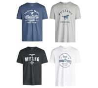 Mustang Basic Print XXL Weiß (508848) Weiß XXL